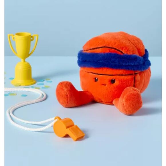 Gigglescape Game Day Basketball Mini Plush Stuffed Animal Toy NEW - Picture 1 of 5